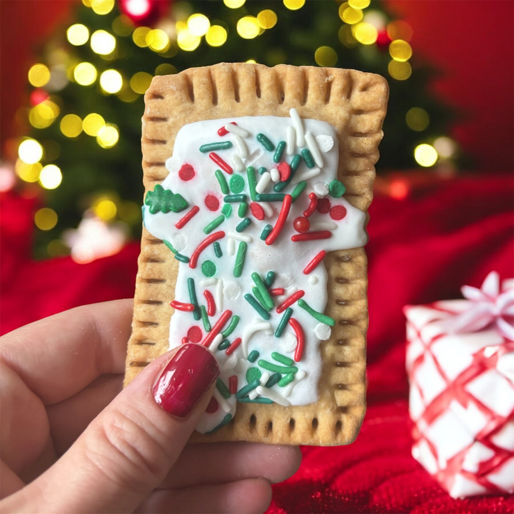 Peanut Butter Christmas Puptart